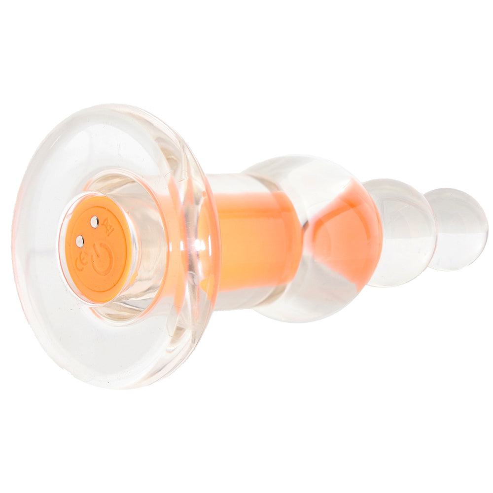 Gender X Orange Dream Clear Beaded Plug Vibe
