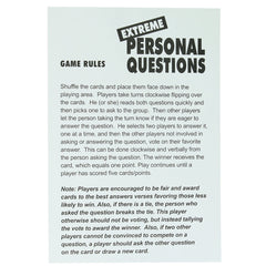 Extreme Personal Questions Party Game