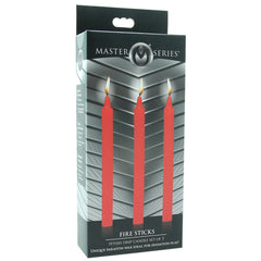 Master Series Fire Sticks Drip Candle Set of 3