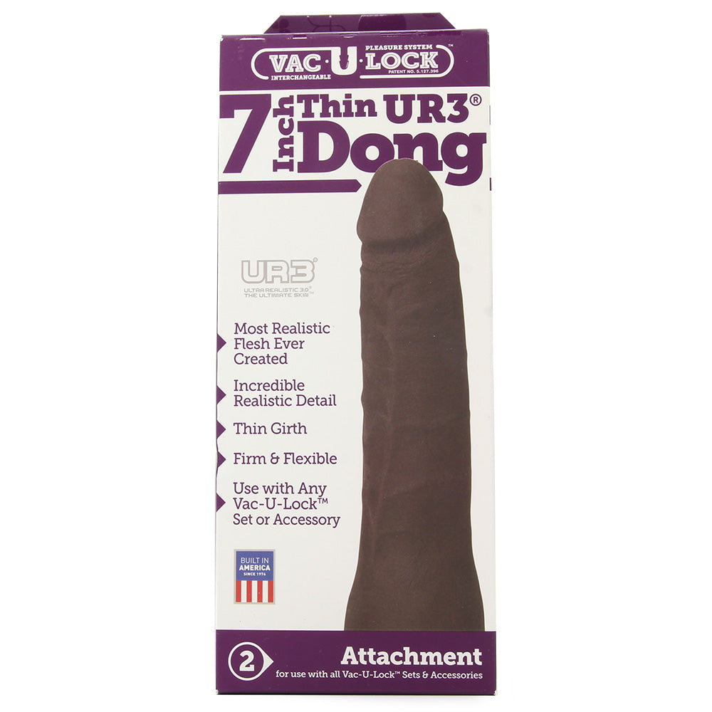 7 Inch Thin UR3 Vac-U-Lock Dildo