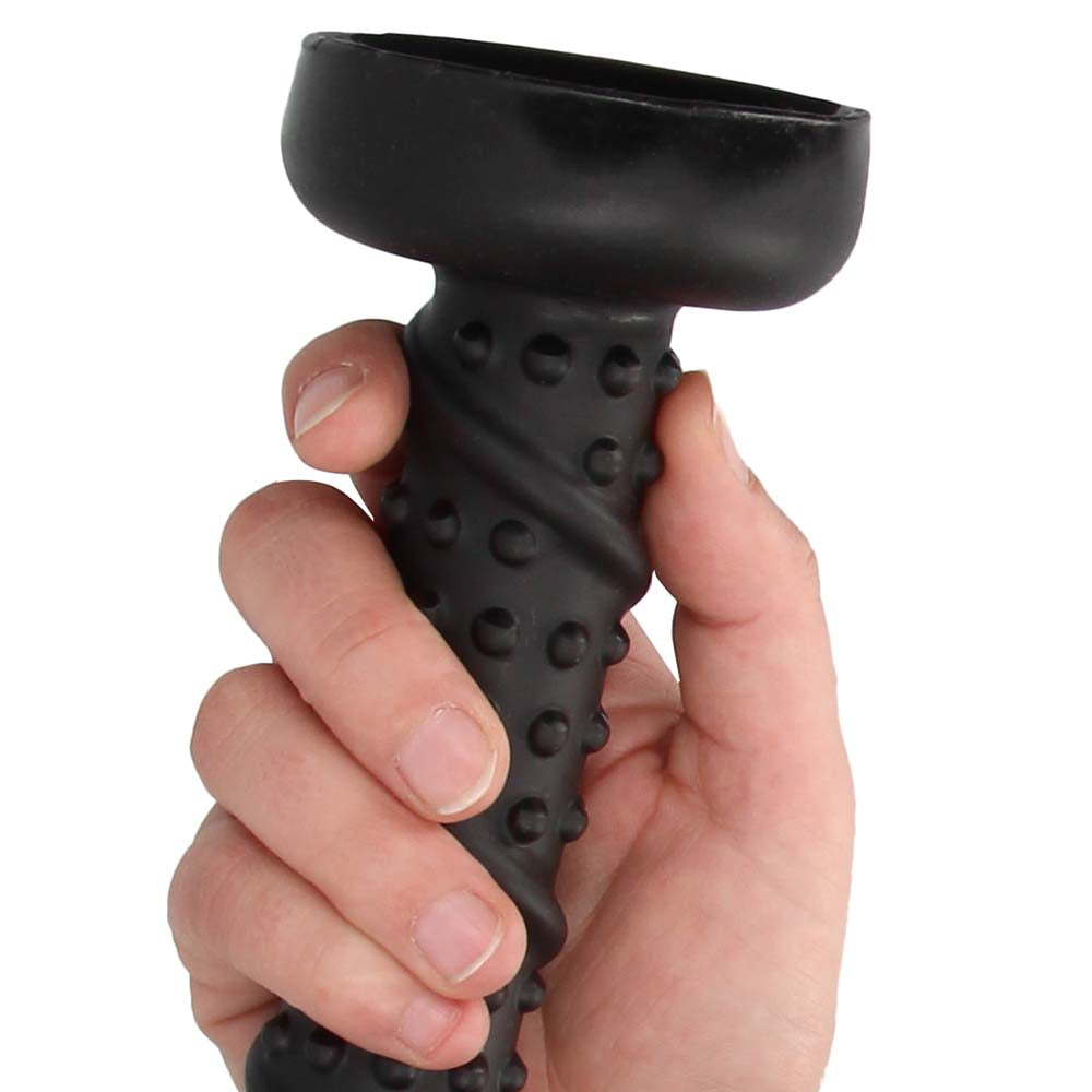 Ouch! Textured Ass Snake 21 Inch Dildo