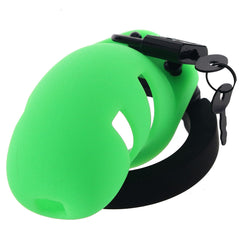 Ouch! 3.5 Inch Glow In the Dark Silicone Cock Cage