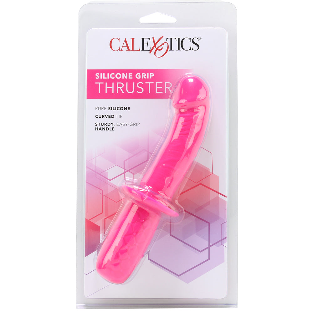Silicone Grip G-Spot Thruster Dildo