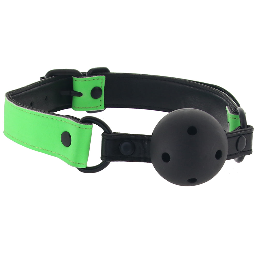 Ouch! Glow in the Dark Breathable Ball Gag