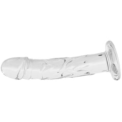 Blown Medium 7 Inch Realistic Glass Dildo