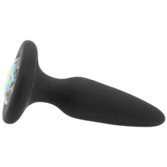 Glams Mini Rainbow Gem Silicone Butt Plug