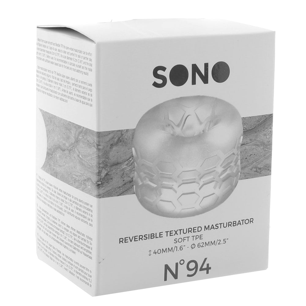 SONO No.94 Reversible Textured Masturbator