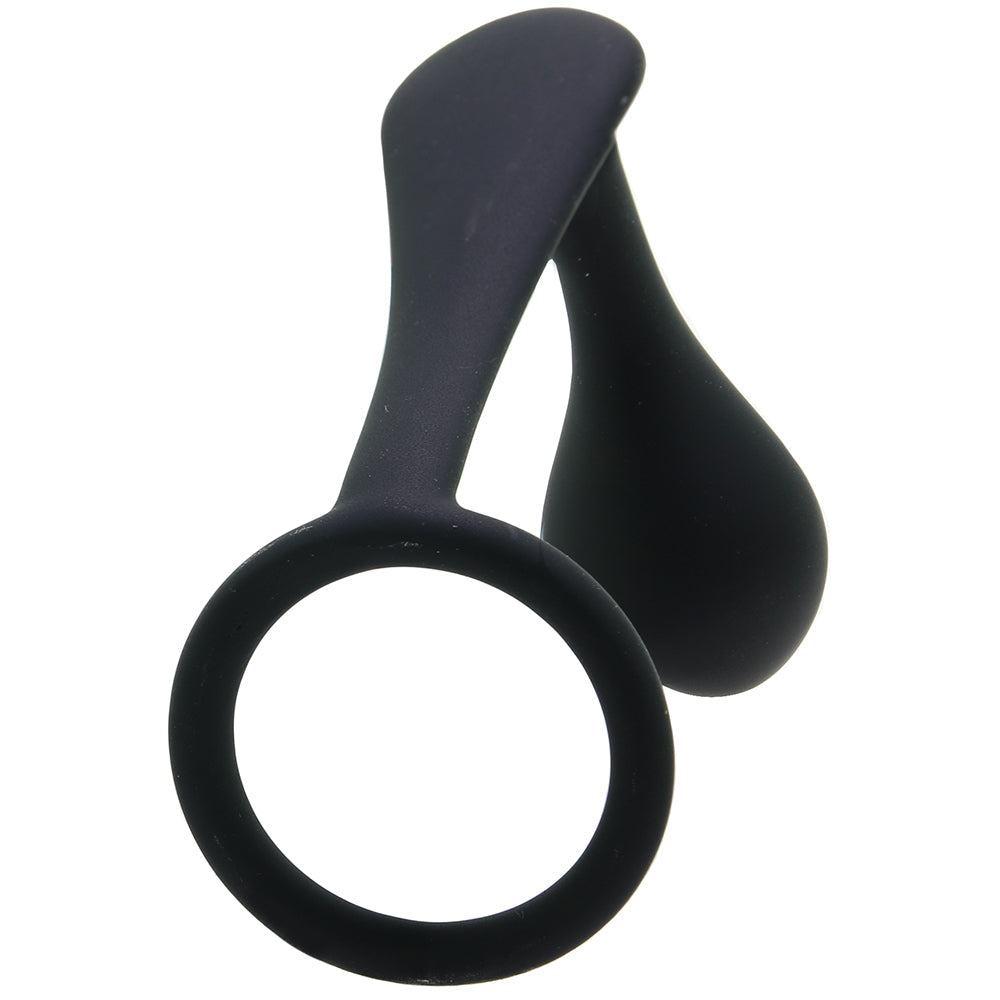 Cock Ring with P-Spot Plug