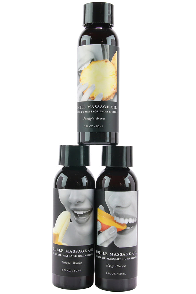 Edible Massage Oil Gift Set 3x2oz