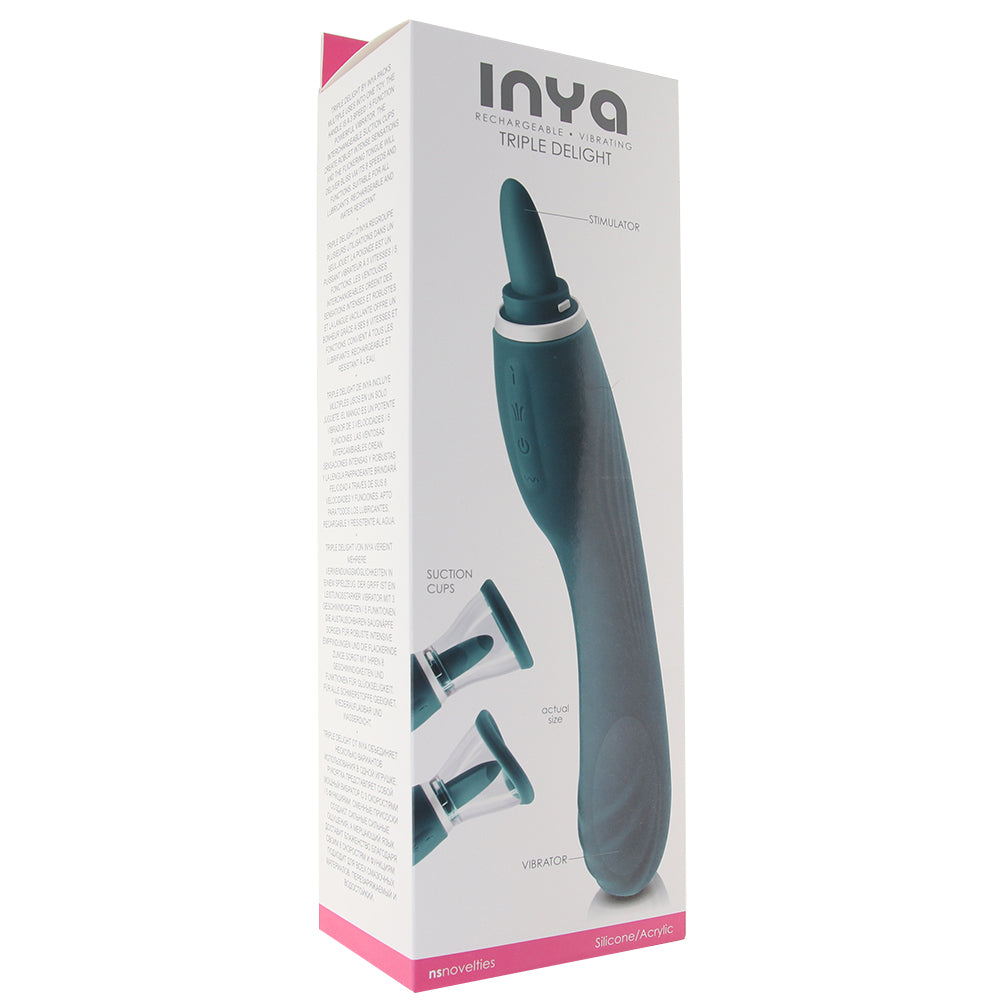 Inya Triple Delight Licking Suction Vibe