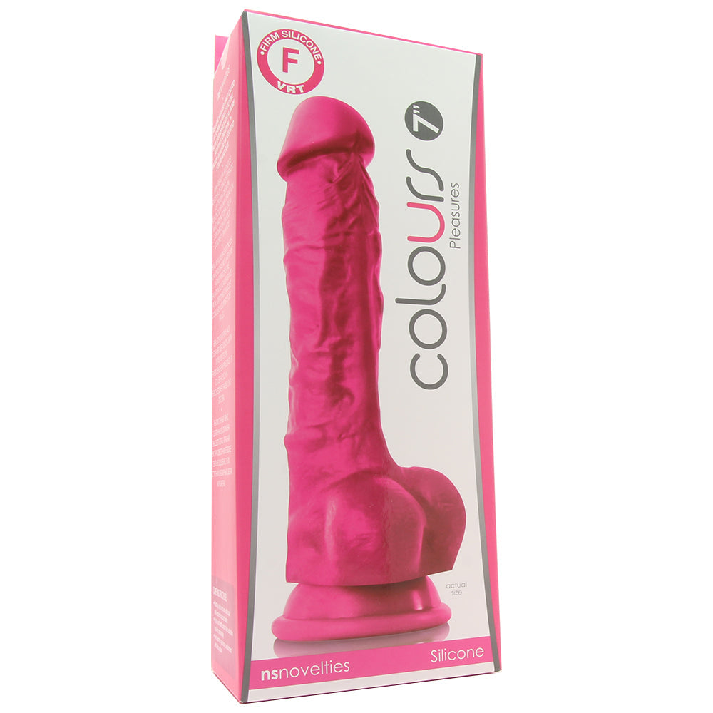 Colours 7 Inch Firm Silicone Dildo