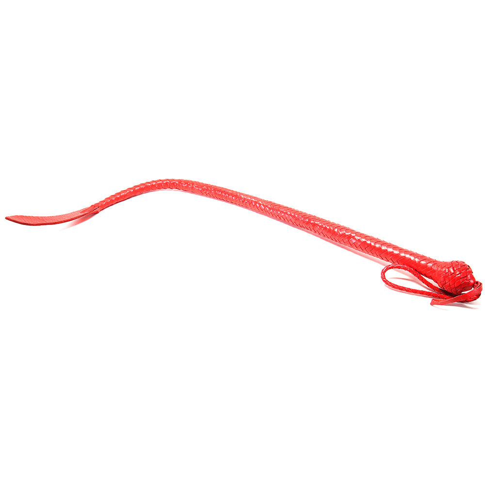 Red Leather Devil's Tail Whip