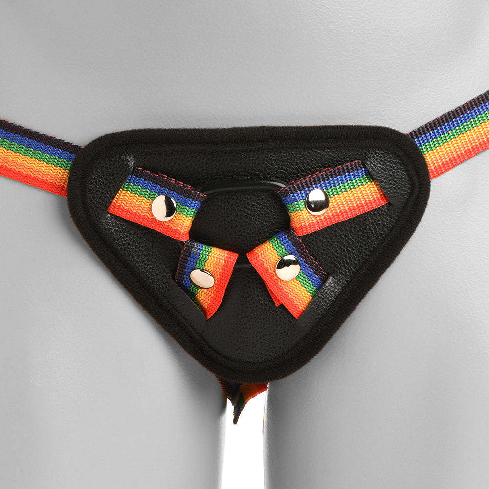 Ride the Rainbow Universal Rainbow Strap-On Harness