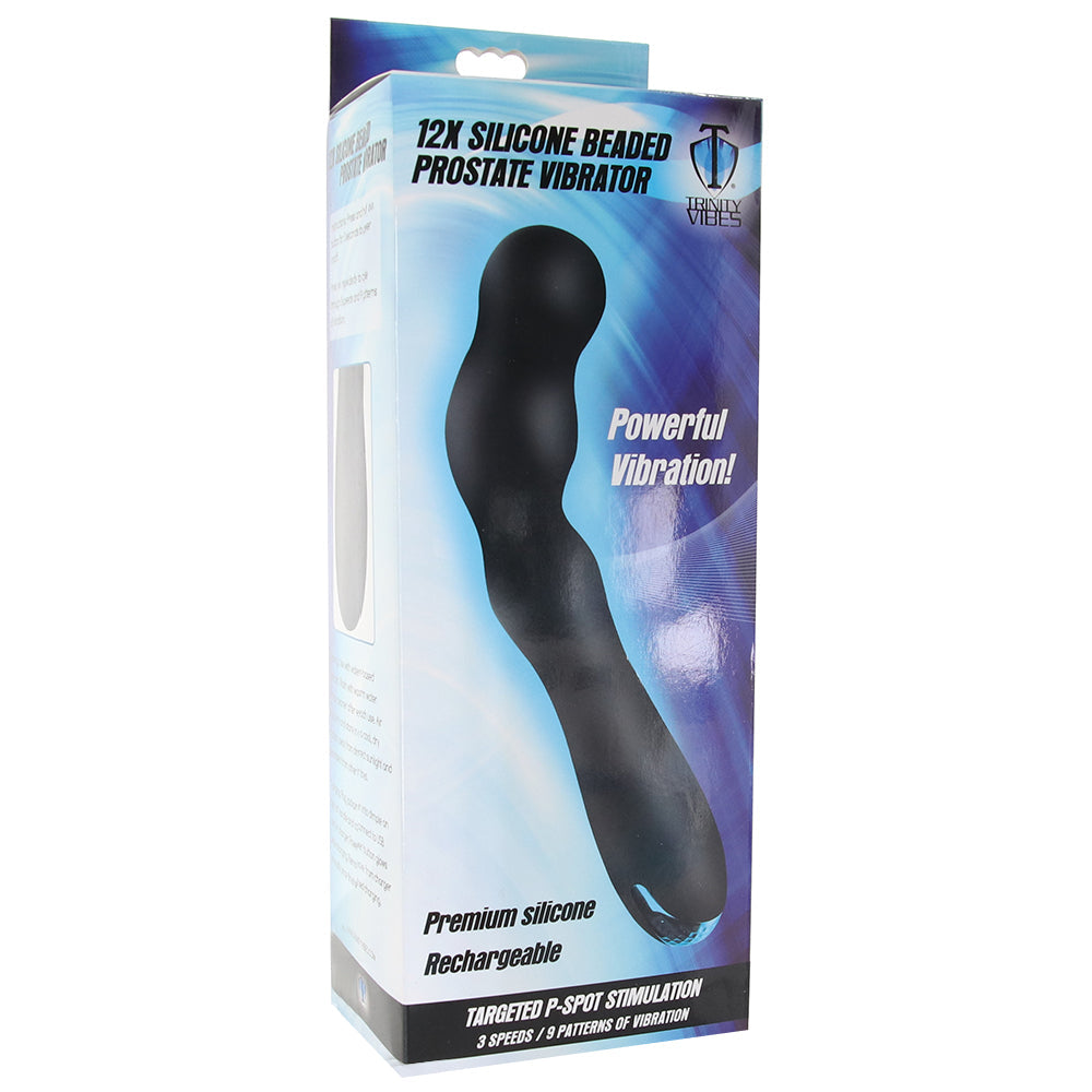 Trinity Vibes Silicone Beaded Prostate Vibe