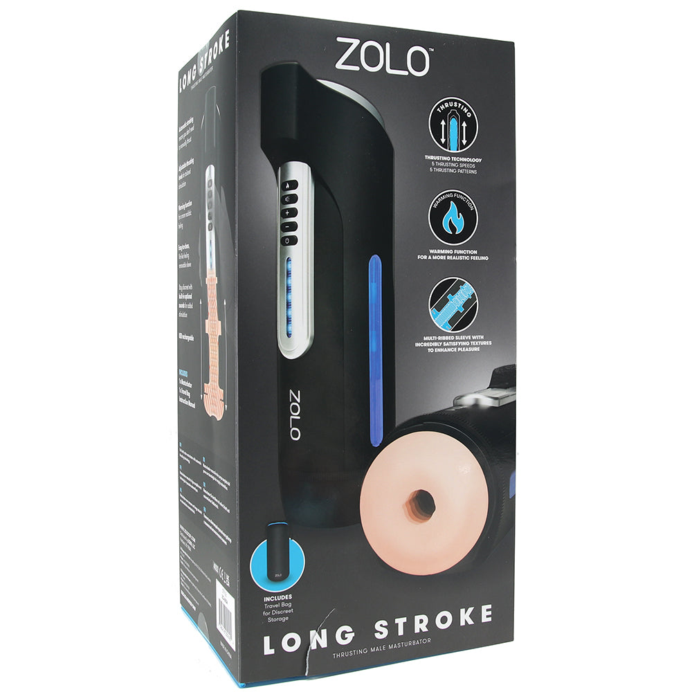 Zolo Long Stroke Warming Thrusting Masturbator