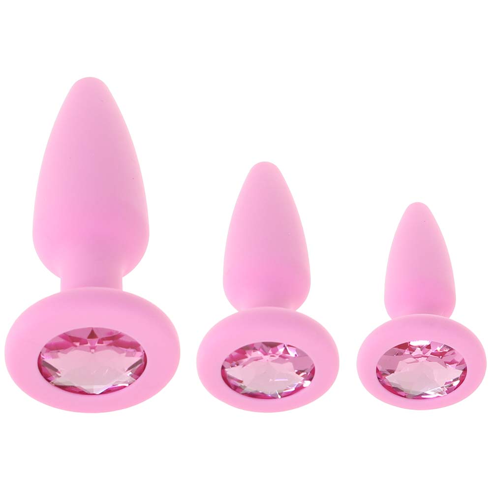 First Time Crystal Booty Anal Plug Set