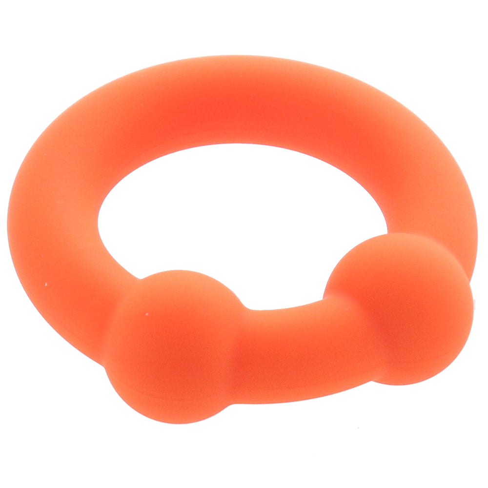 Alpha Liquid Silicone Dual Ball Cock Ring