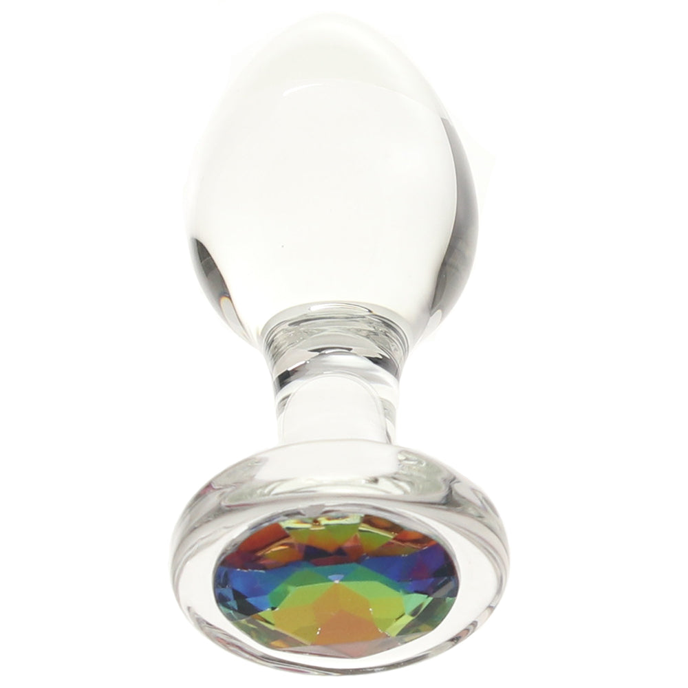 Crystal Desires Rainbow Gem Glass Plug