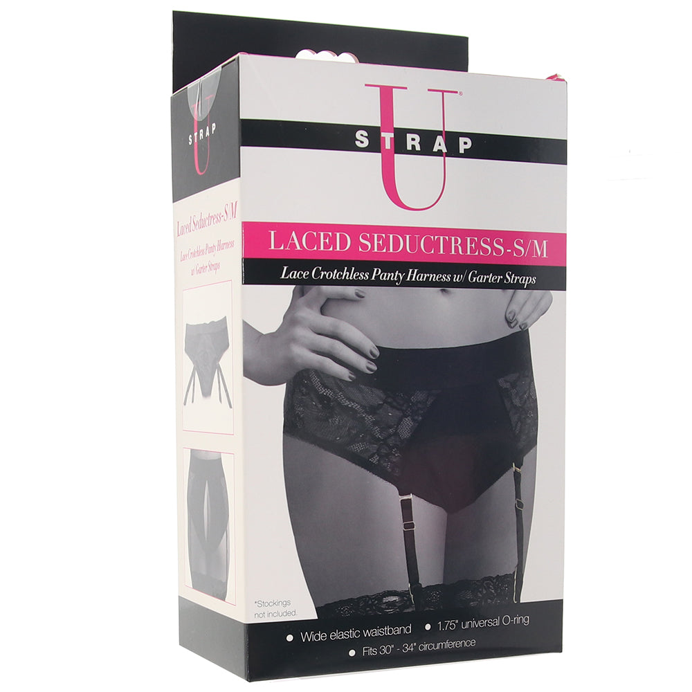 Strap U Laced Seductress Crotchless Panty Harness