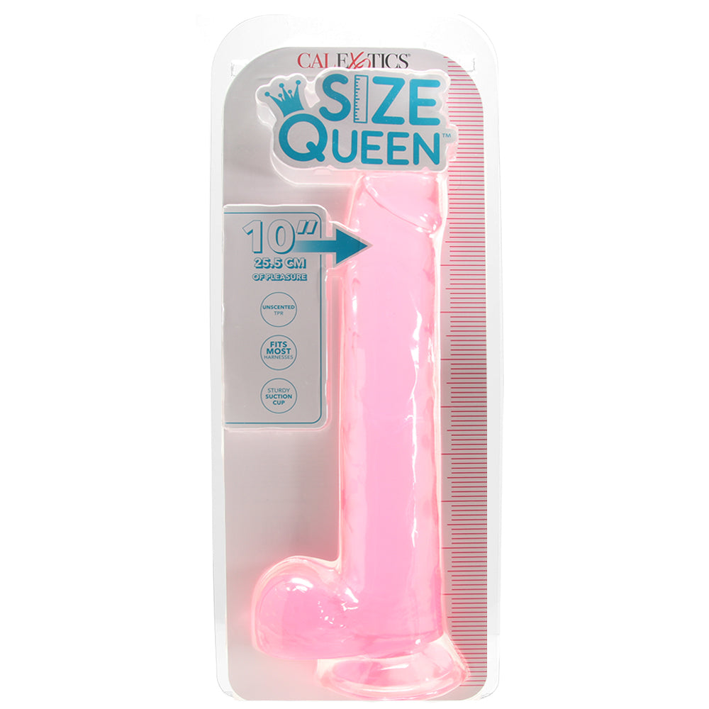 Size Queen 10 Inch Jelly Dildo