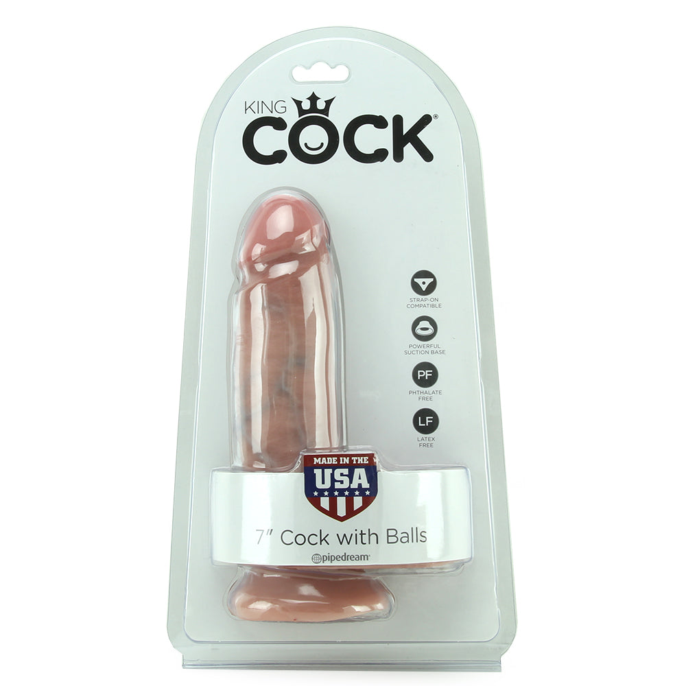 King Cock 7 Inch Cock with Balls