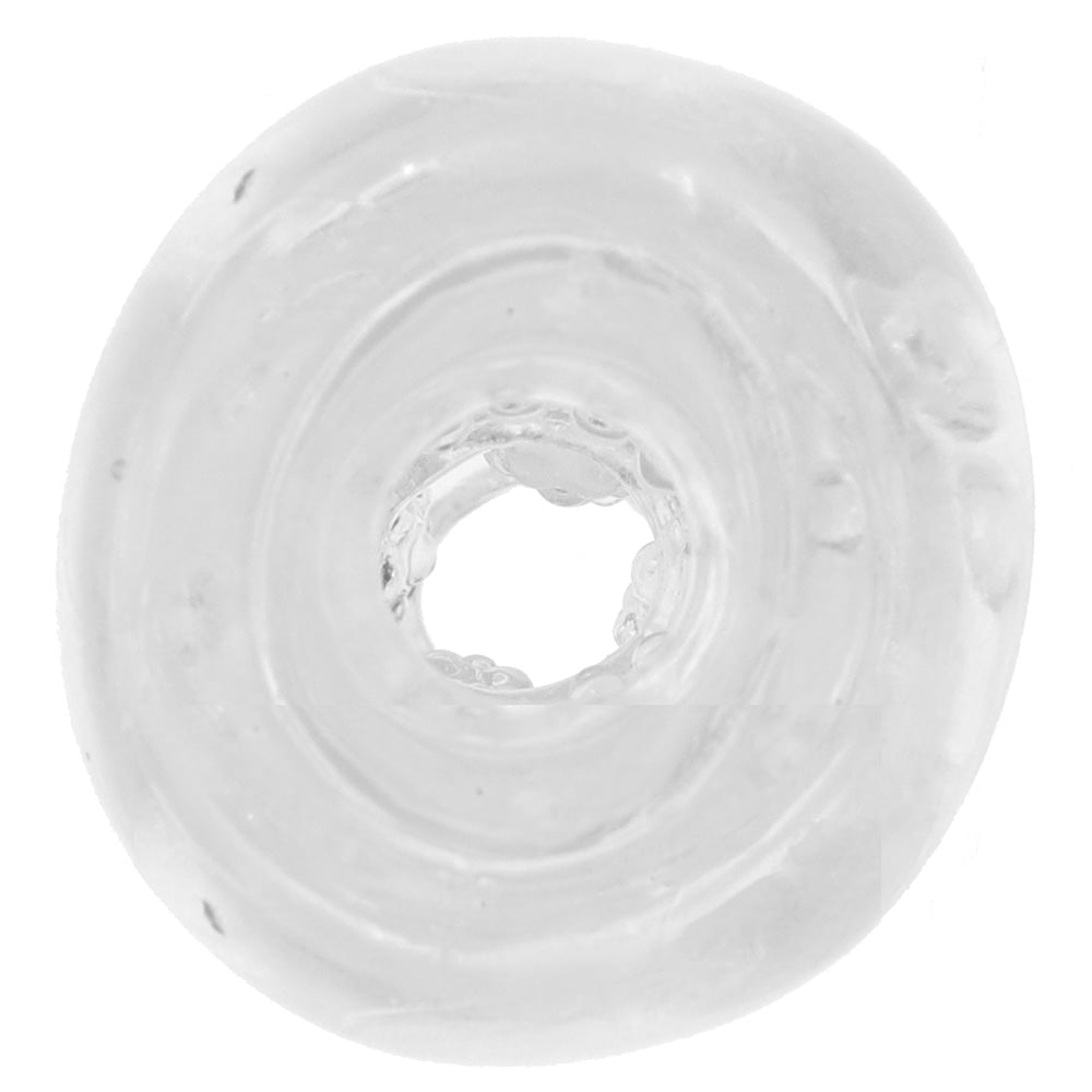 Gripz Dotted Squeezable Clear Stroker