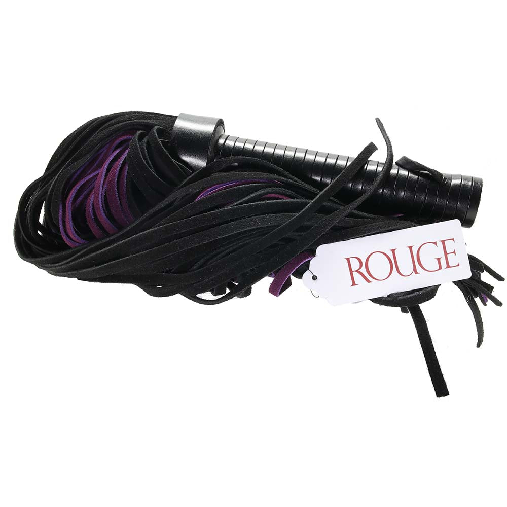 Suede Flogger with Leather Handle