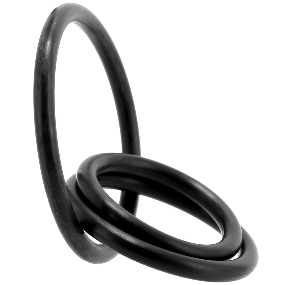 3 Pack Rubber Cock Ring