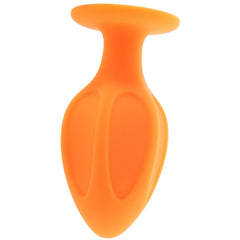 Cheeky Orange Textured Butt Plug Set