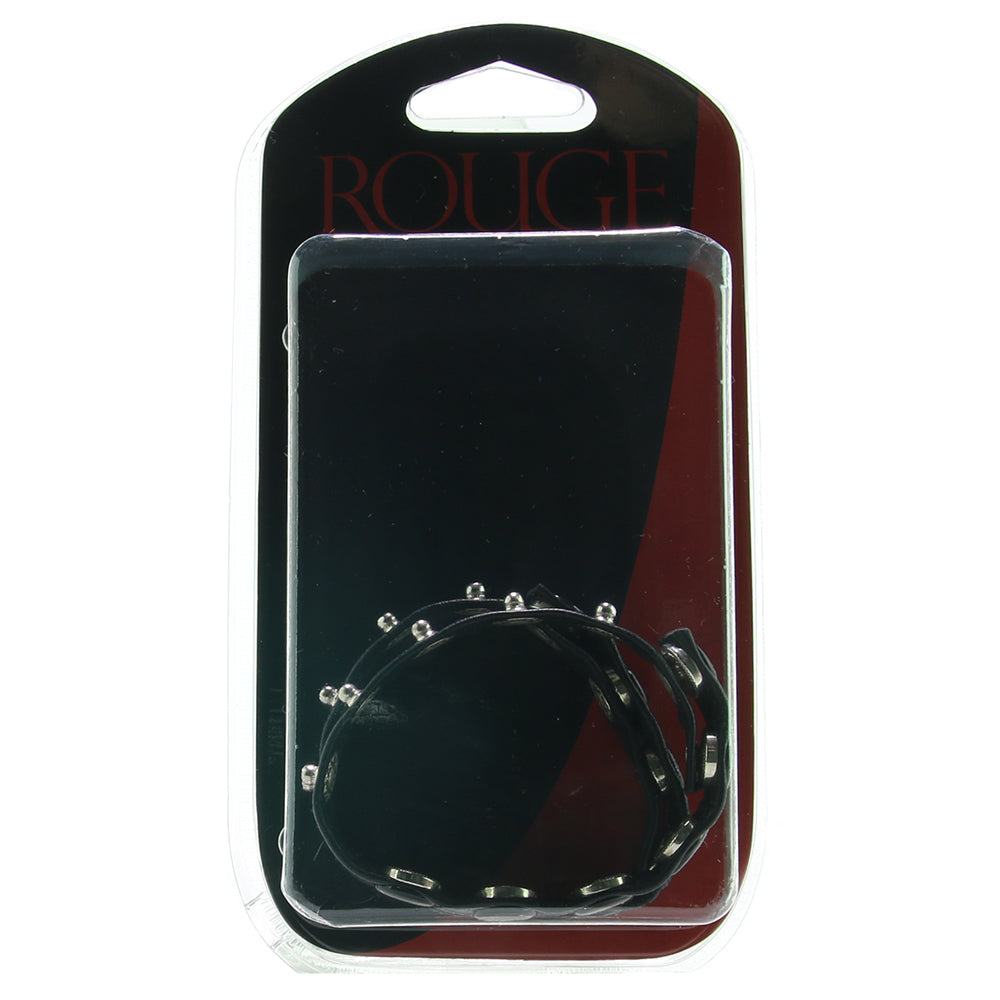 Leather Multi Snap Double Strap Cock Ring