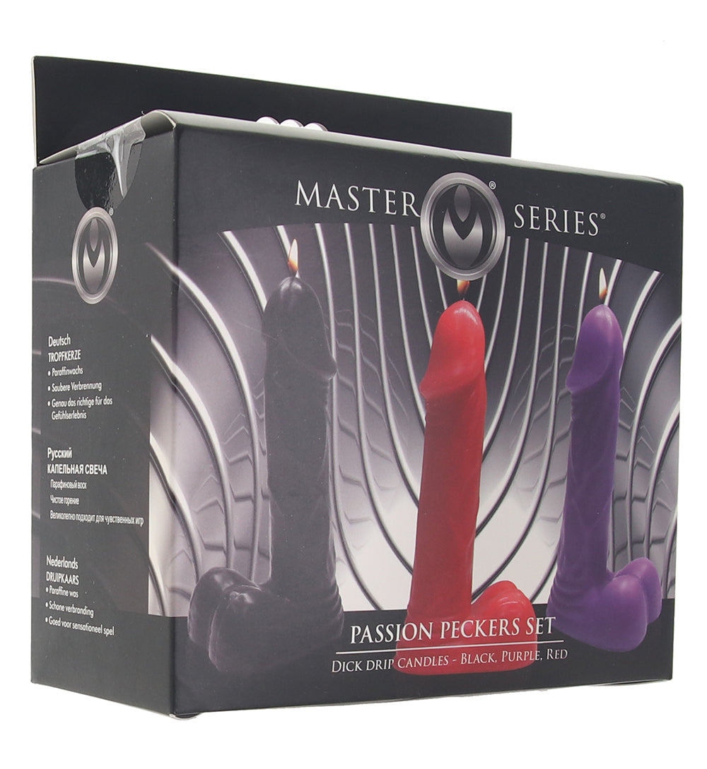 Master Series Passion Peckers Drip Candle Set