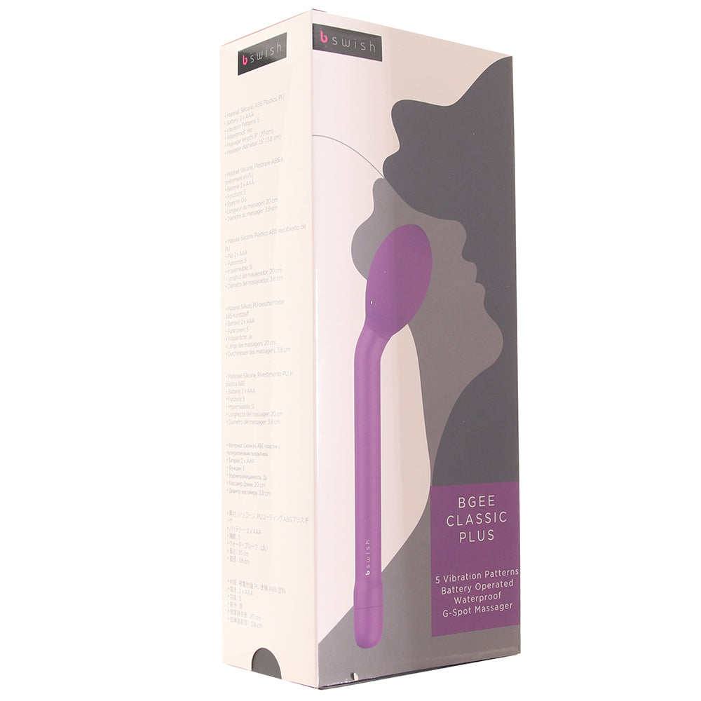 Bgee Classic Plus G-Spot Massager Vibe