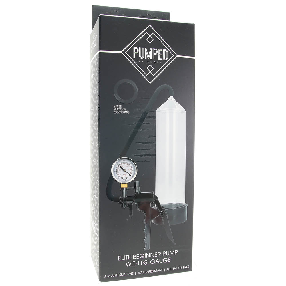 Pumped Elite Beginner Pump with PSI Gauge