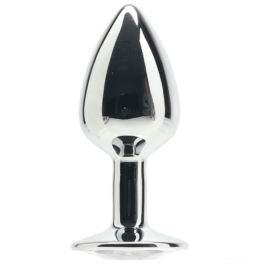 Ouch! Round Gem Silver Plug