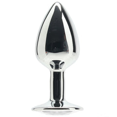 Ouch! Round Gem Silver Plug