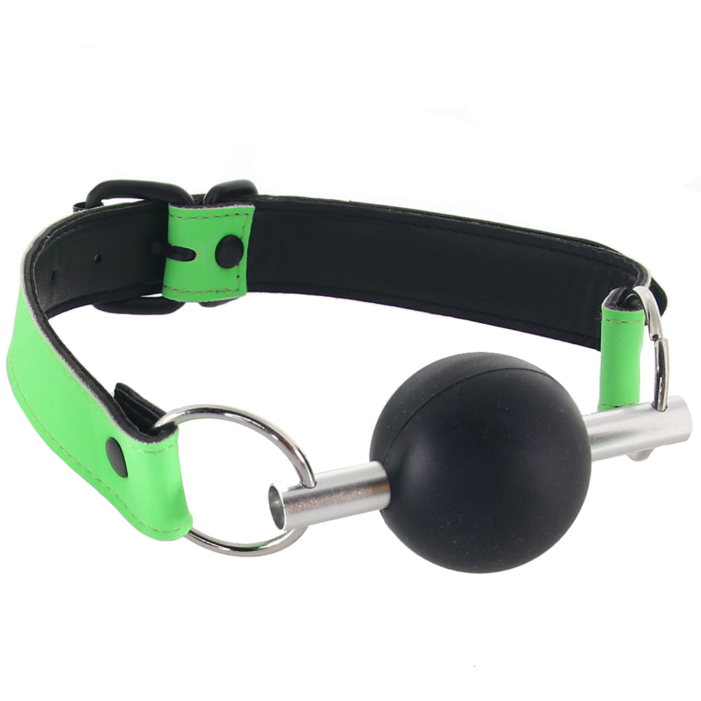 Ouch! Glow in the Dark Solid Ball Gag