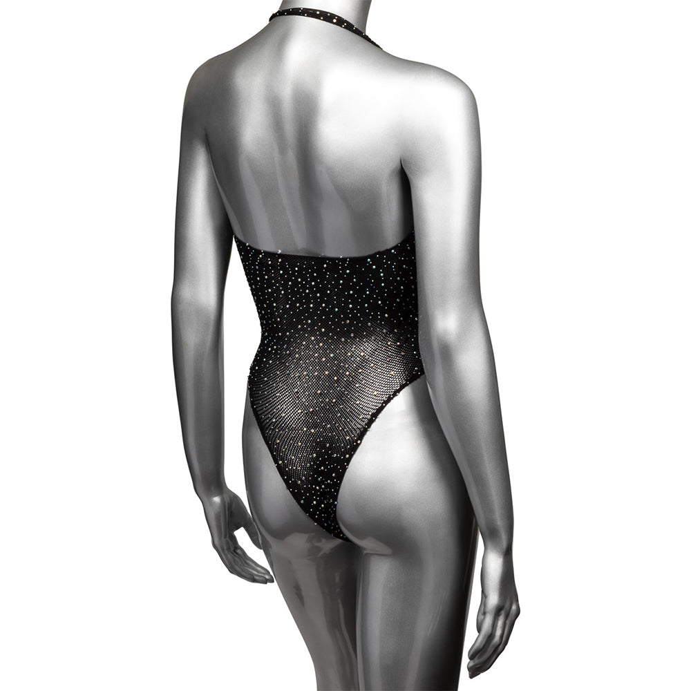 Radiance Deep V Black Body Suit