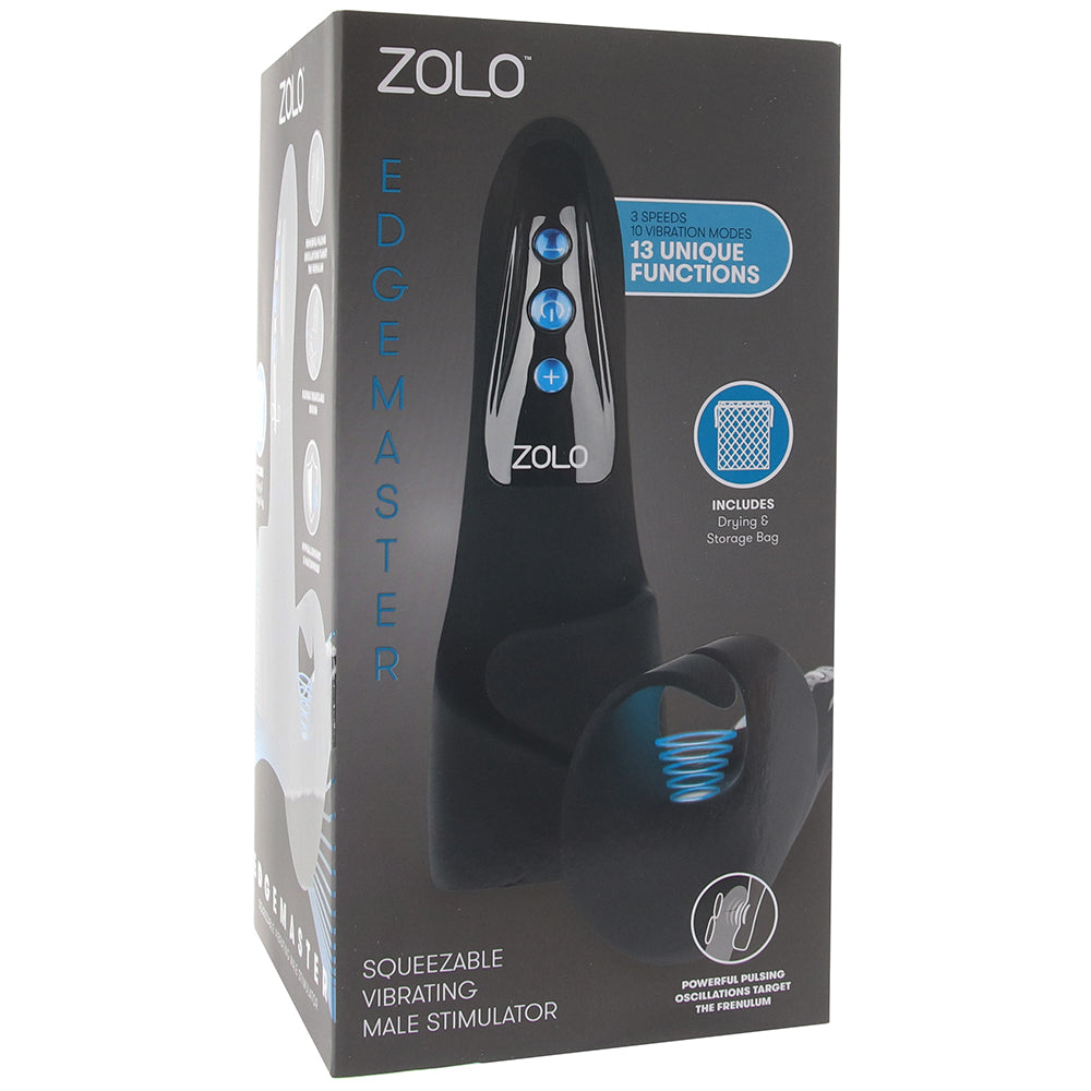 Edgemaster Squeezable Vibrating Masturbator