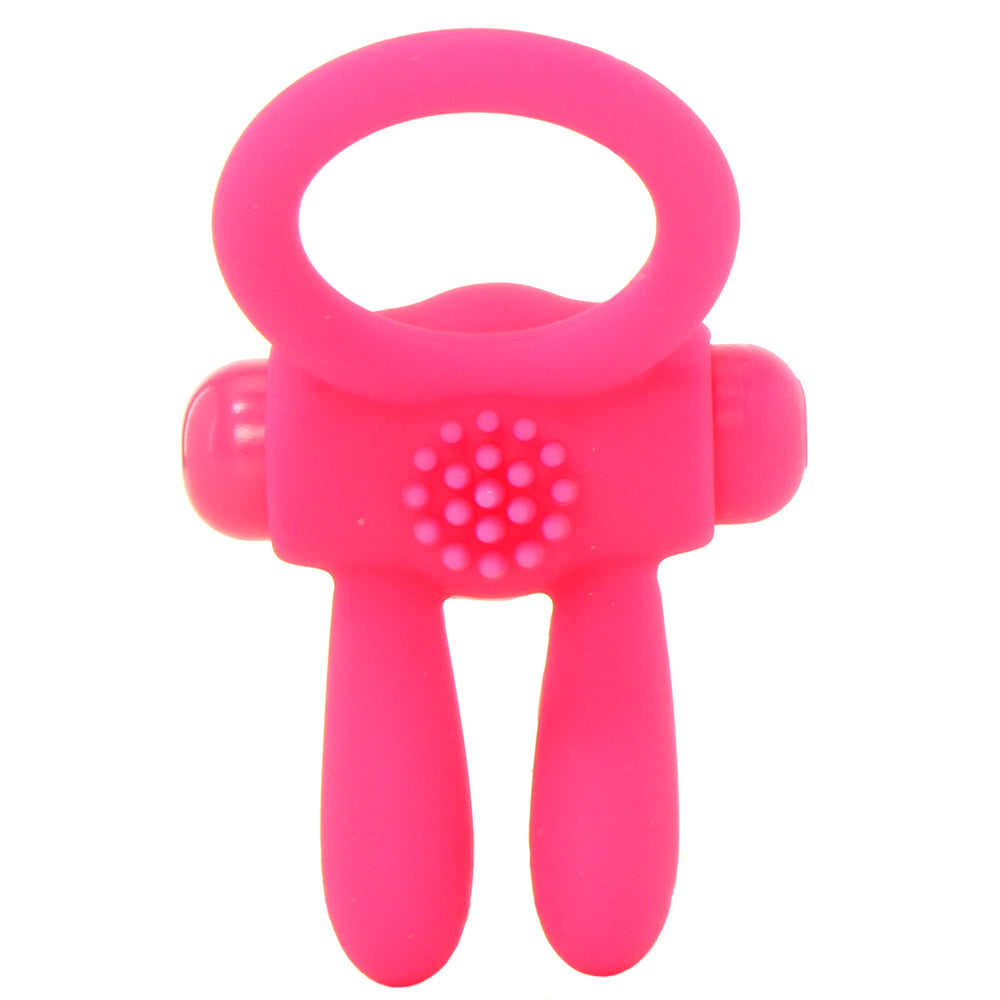 Neon Rabbit Vibrating Cock Ring