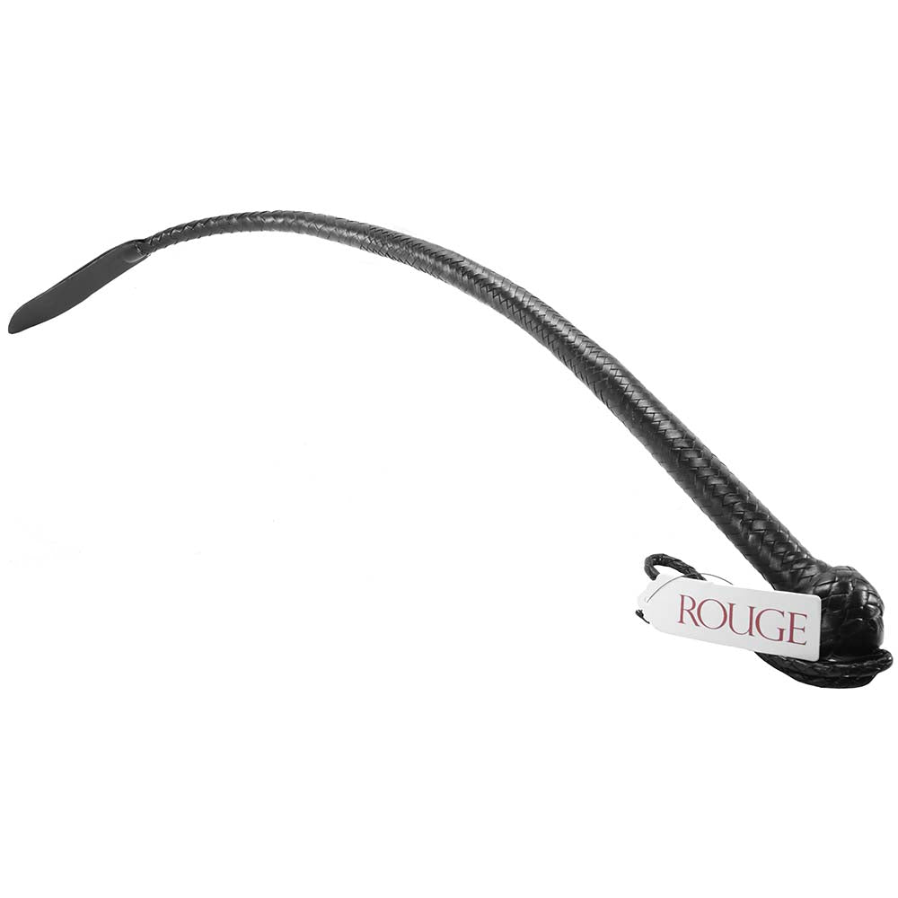 Black Leather Devil's Tail Whip