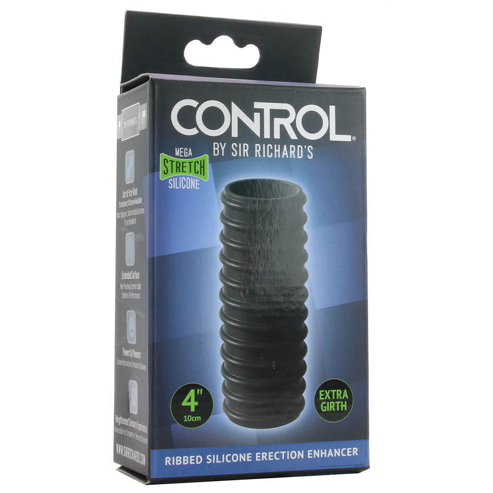 Control Ribbed Silicone Erection Enhancer