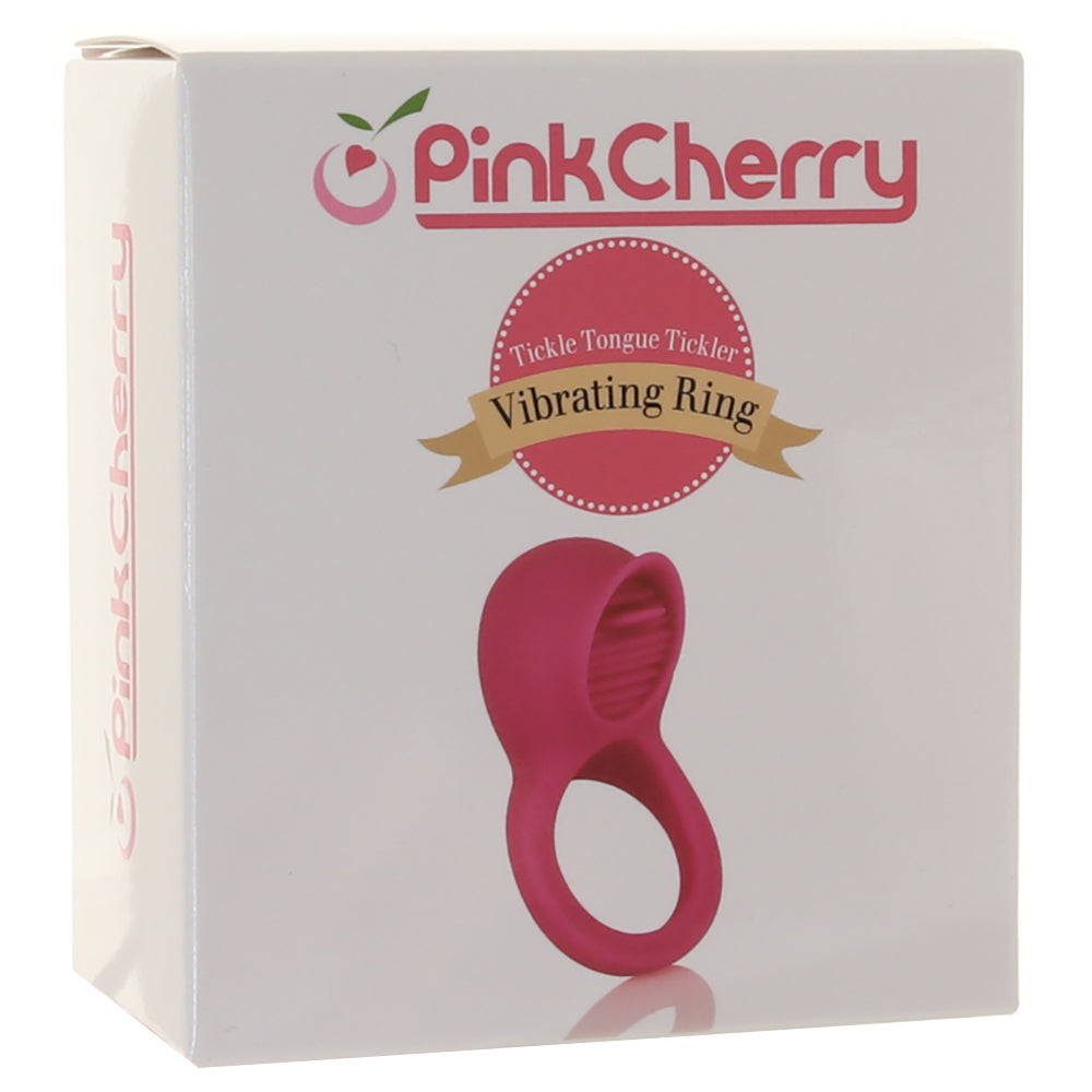 PinkCherry Tickle Tongue Tickler Vibe Ring