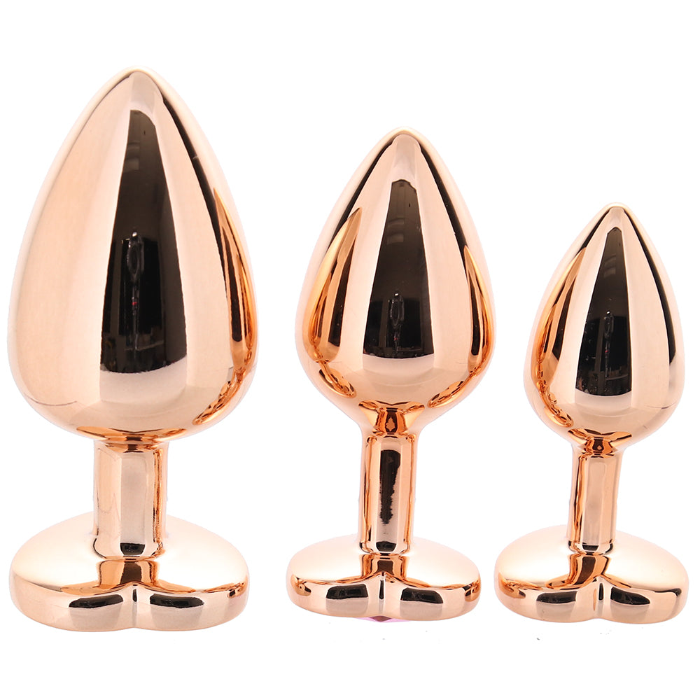 Rear Assets Heart Gem Metal Plug Kit