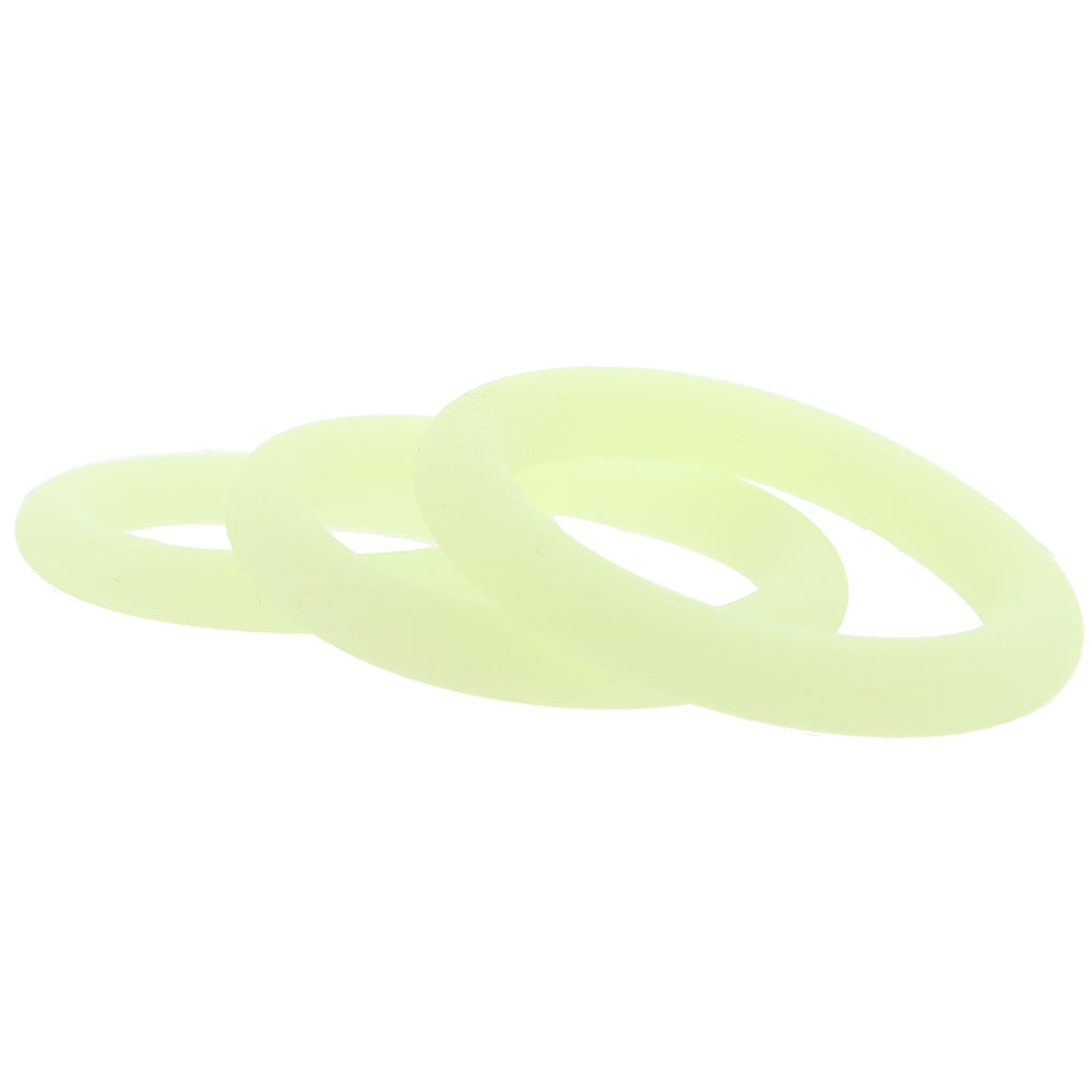 Enhancers Glow In The Dark Cock Ring Set