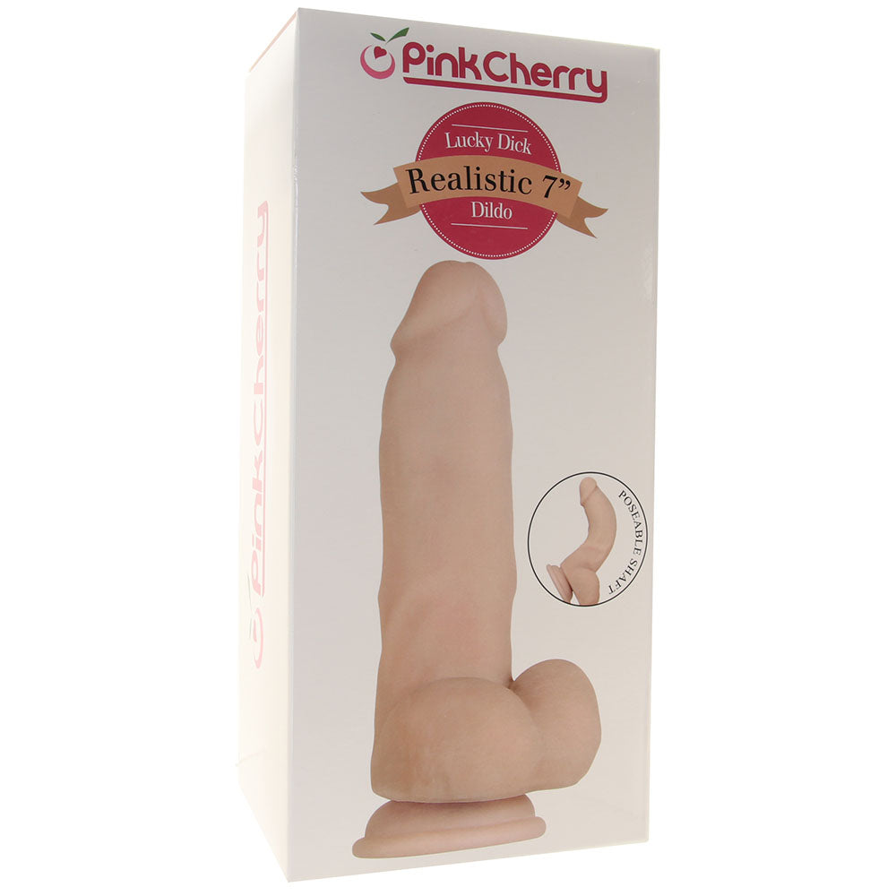 PinkCherry Lucky Dick Realistic 7 Inch Dildo