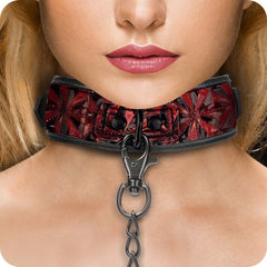 Ouch! Luxury Collar with Leash