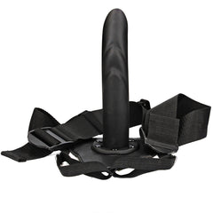 Ouch! Textured Curved 8 Inch Hollow Strap-On