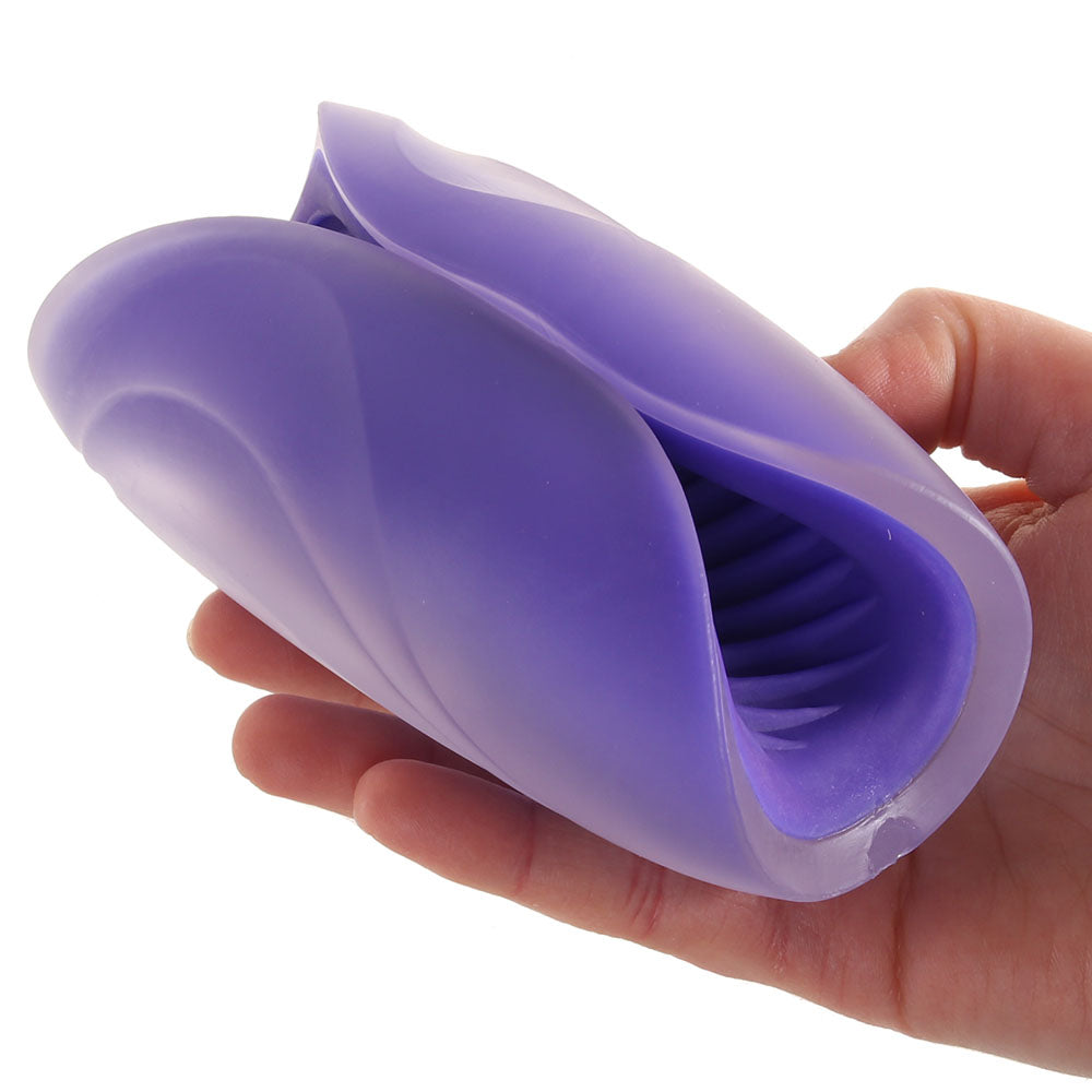 The Gripper Spiral Grip Open Sleeve Masturbator