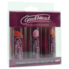 GoodHead Warming Head Oral Delight Gel 3 Pack
