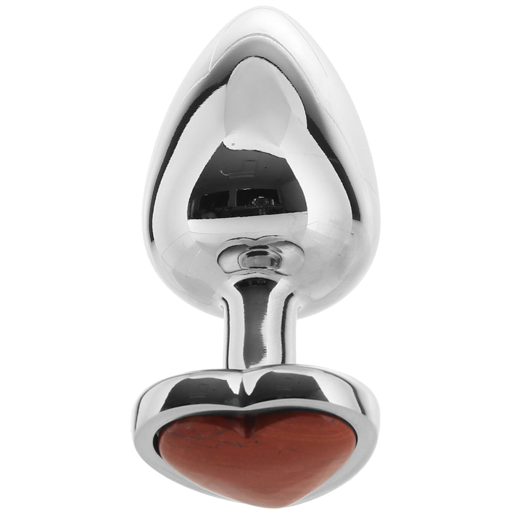 Booty Sparks Gemstones Red Jasper Anal Plug